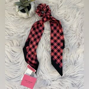Kate Spade ♠️ Garden Gingham Hairtie NWT